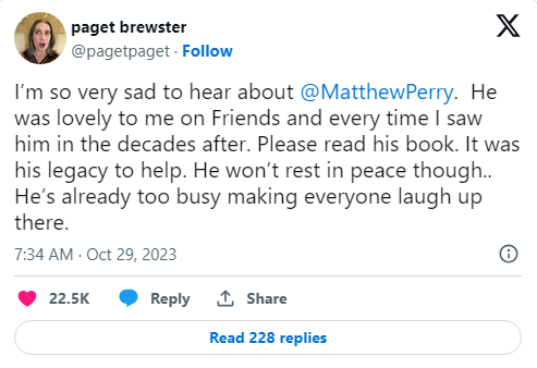 Matthew Perry Tribute