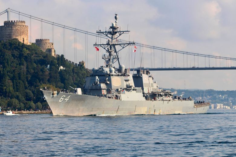 American forces destroyer